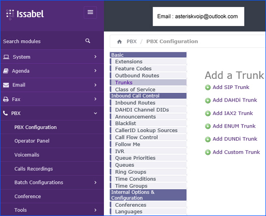 Issabel:IP Phone System Based on Asterisk,VoIP PBX